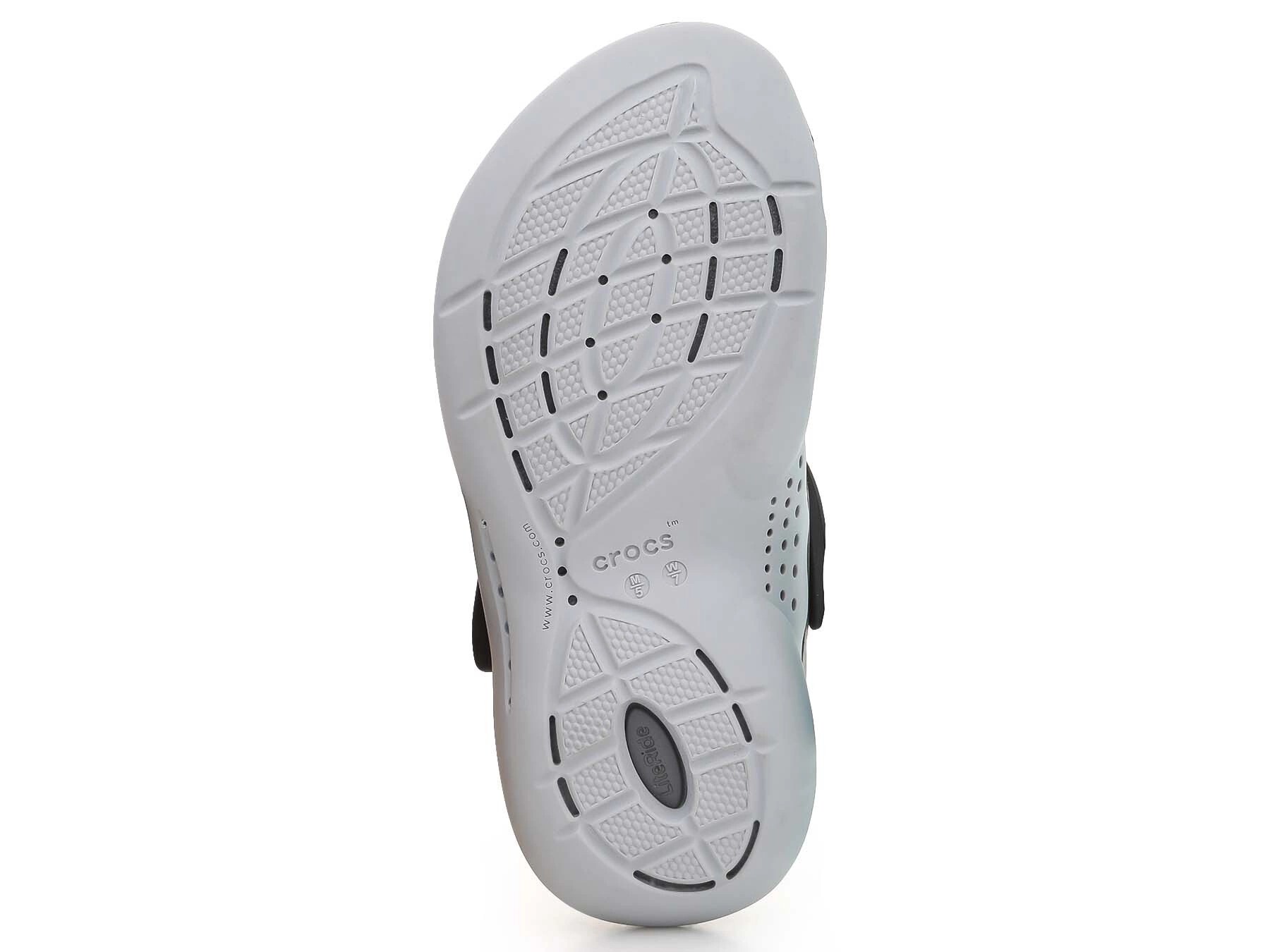زیره کفش کراکس Crocs LiteRide 360 مشکی طوسی ضد لغزش