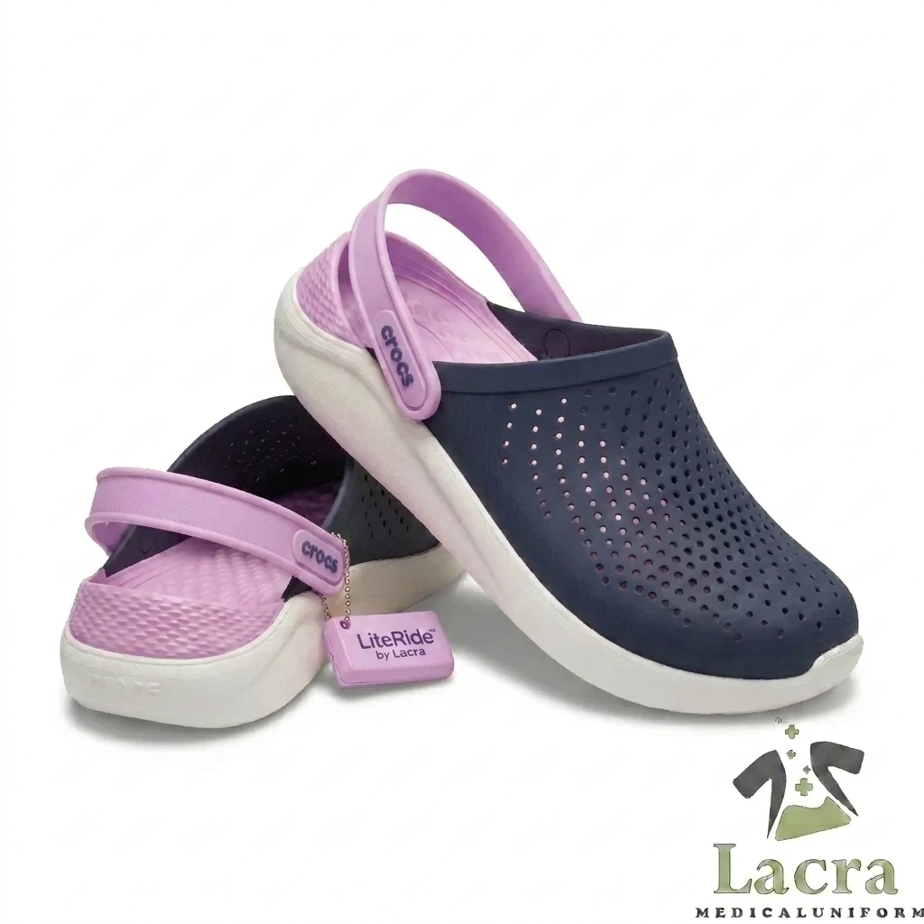 دمپایی کراکس لایت راید (Crocs LiteRide) سورمهای یاسی - مجموعه پوشاک پزشکی لاکرا