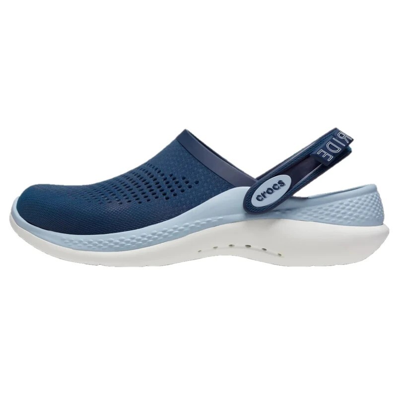 نمای جانبی پای چپ کراکس لایت راید 360 سرمهای - Crocs LiteRide 360 Left Side