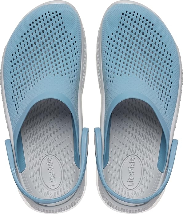 کفی طبی و نرم کراکس لایت راید ۳۶۰ آبی نفتی طوسی (Crocs LiteRide 360 Insole Detail)