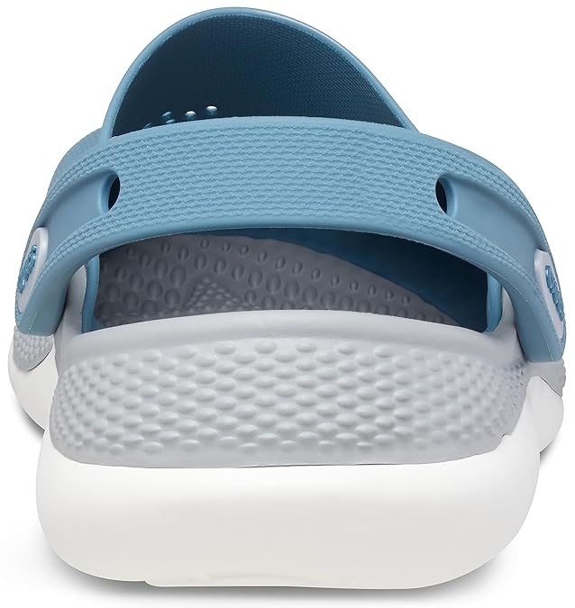 کراکس لایت راید ۳۶۰ آبی نفتی طوسی - نمای پاشنه و بند (Crocs LiteRide 360 Navy Grey Back View)