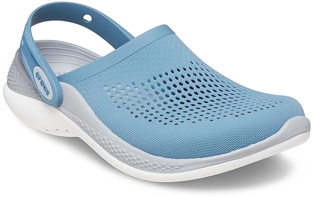 کراکس لایت راید ۳۶۰ آبی نفتی طوسی - نمای روبرو (Crocs LiteRide 360 Navy Grey Front View)