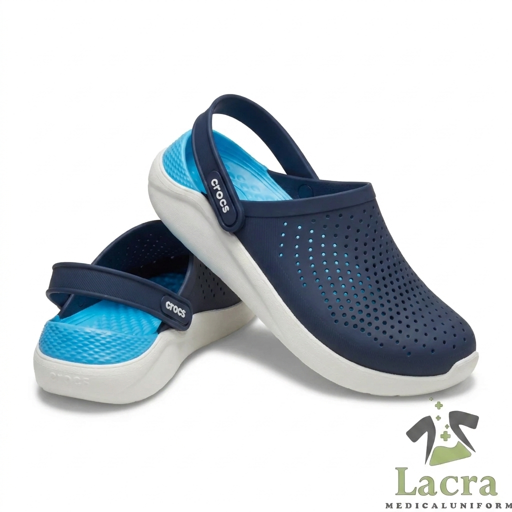 دمپایی کراکس لایت راید (Crocs LiteRide) سرمهای فیروزهای - مجموعه پوشاک پزشکی لاکرا