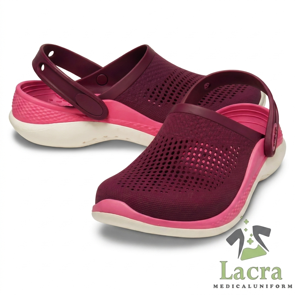 کراکس لایت راید ۳۶۰ (Crocs LiteRide 360) رنگ زرشکی صورتی